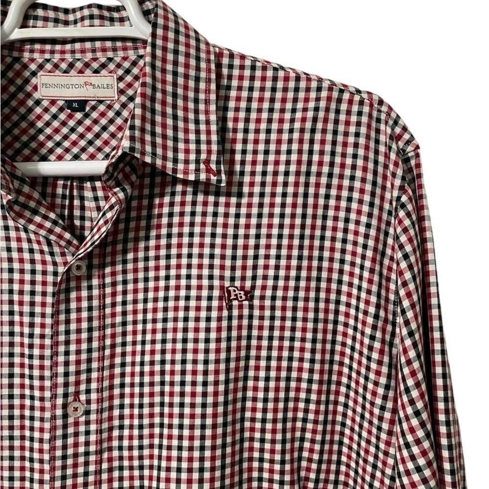 Pennington & Bailes Men’s Cotton Casual Button Down Long Sleeve Shirt size XL